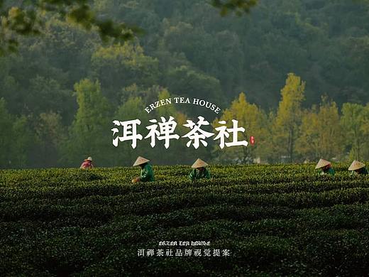 洱禅茶社品牌设计提案-逐浪派对