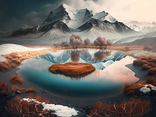 雪山风景