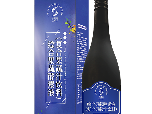 中秋礼盒 酵素液 精装盒＋手提袋+瓶贴