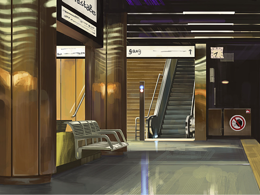 地铁站（个人主页-ZNjU3MTI0NTI=） - 创作习作 - 站酷设计师超级马里猫原创素材 - 站酷ZCOOL