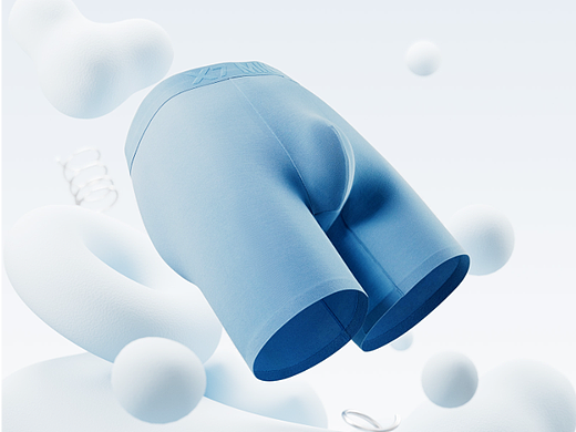 猫人莫代尔苦参抗菌男款内裤详情拍摄方案