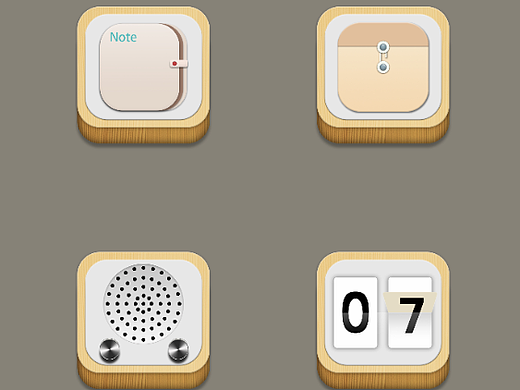 拟物图标（个人主页-ZNjI3MTUwODg=） - 图标 - 站酷设计师Integrity原创素材 - 站酷ZCOOL