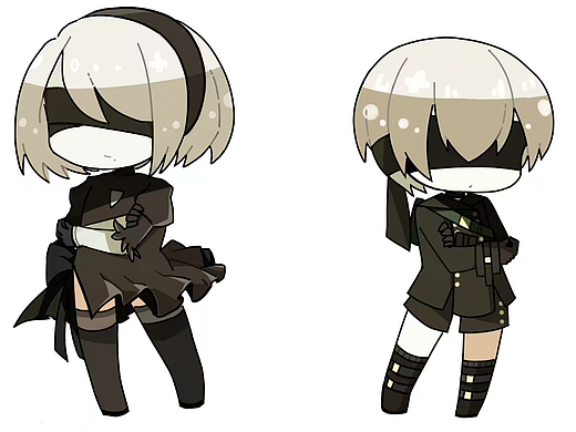 尼尔Q版人物挂件