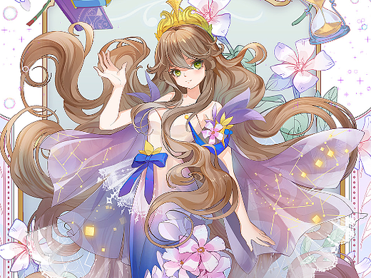 魔法少女商业纸胶带绘图