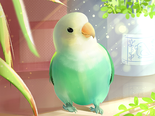 沐浴阳光的小“恐龙”