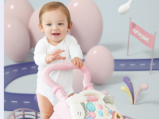 婴儿学步车详情展示（个人主页-ZNTkzMjI4NzY=） - 生活用品 - 站酷设计师HeartWind原创素材 - 站酷ZCOOL