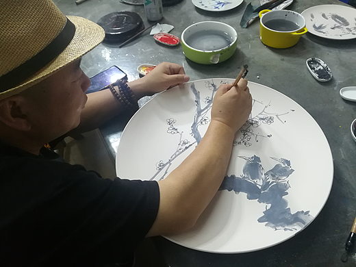 广州青瓷培训 绘画厂家批发 赢动力与宏盛国院联合青瓷培训绘画培训