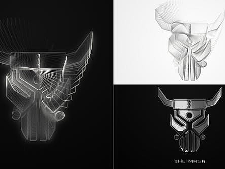 AE模板|优雅线框标志LOGO演绎动画开场