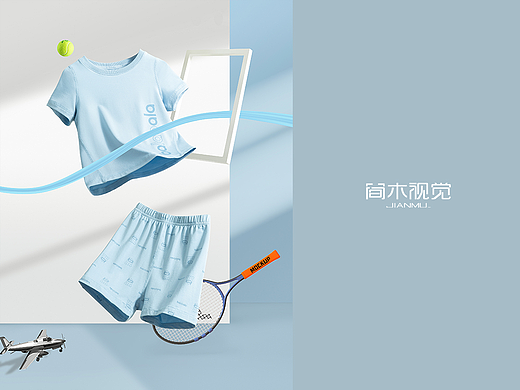 童装摄影丨巴拉巴拉 × 简木视觉儿童T恤背心家居服睡衣
