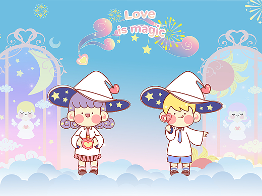 自创的一些IP插画