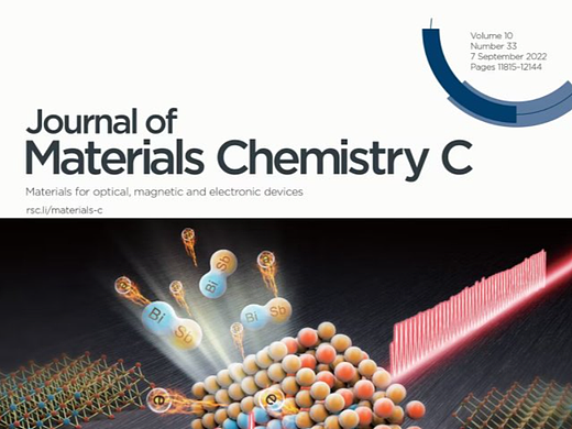 Journal of Material Chemistry C期刊封面图