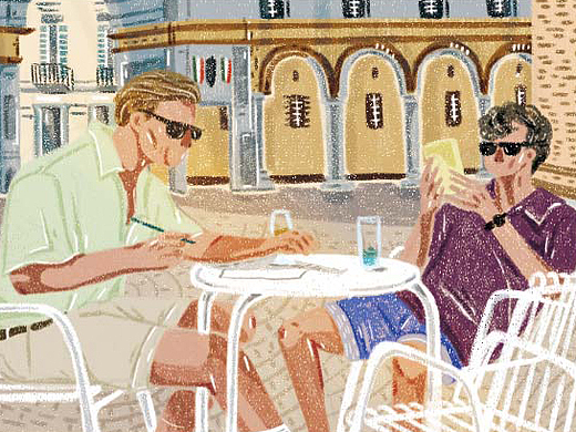 Illustrations of movie scenes II