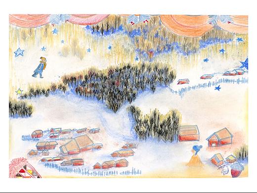 最好的圣诞礼物（个人主页-ZNTc0NDg5MDA=） - 儿童插画 - 站酷设计师蓝鱼LandgeFish原创素材 - 站酷ZCOOL