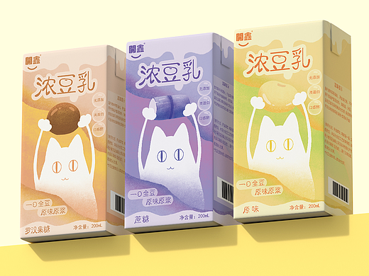 開鑫浓豆乳包装设计