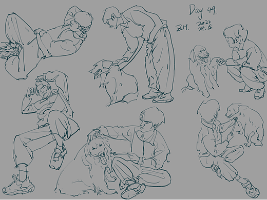 #速寫60天挑戰(zhàn)賽# day49 @速寫班長（個(gè)人主頁-ZNTkzMDY4OTI=） - 繪畫 - 站酷設(shè)計(jì)師Heng3D原創(chuàng)素材 - 站酷ZCOOL