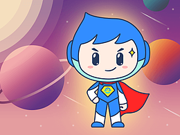 企業(yè)IP卡通形象機(jī)器人 小e表情包第一彈