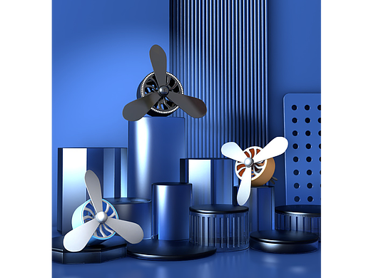 C4D车载香薰建模设计-场景渲染