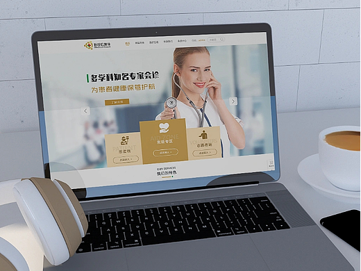 医疗金融网站/PC端网页设计/web