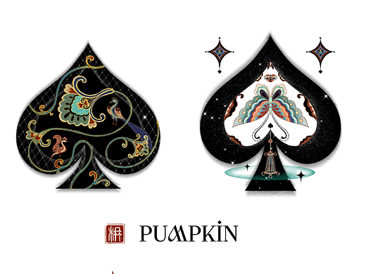 ♠️｜复古黑桃插画