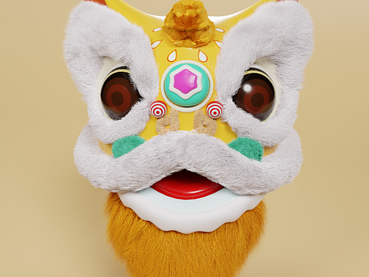 狮头建模渲染