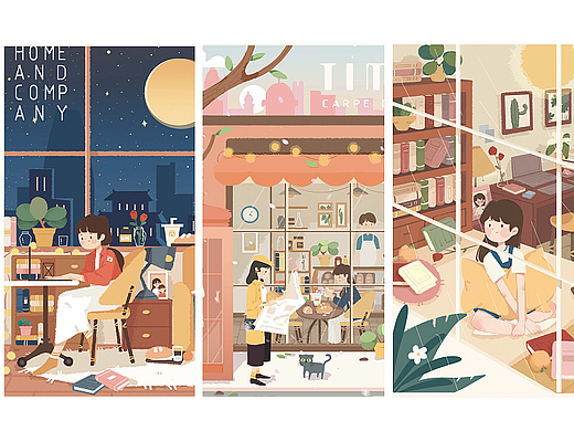 一些插画练习作品