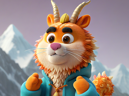 胖胖龍??（個(gè)人主頁-ZNjc0NzM5NTI=） - AI作品 - 站酷設(shè)計(jì)師白片原創(chuàng)素材 - 站酷ZCOOL