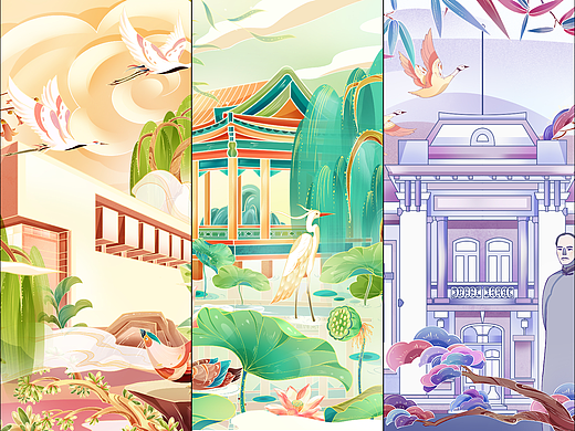 清华大学艺术博物馆·博物馆奇妙物·插画