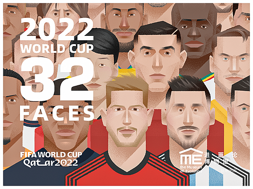 世界杯球员图鉴|32 Players From 32 World Cup Teams