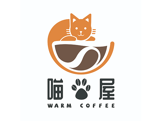 喵屋咖啡厅标志设计（个人主页-ZNjUzNTk0Njg=） - Logo - 站酷设计师雨夜猫Y原创素材 - 站酷ZCOOL