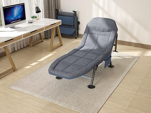 喇叭脚充棉美式折叠午休床