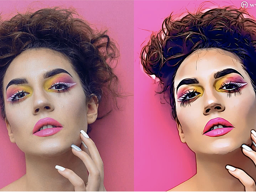 PS插件:Cartoon Maker一键生成卡通人物漫画风格