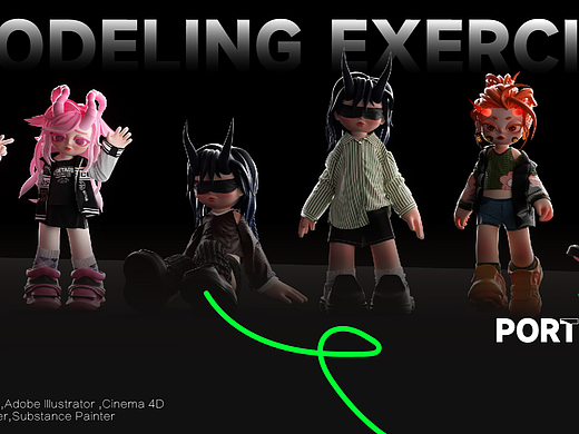 原创潮玩IP练习