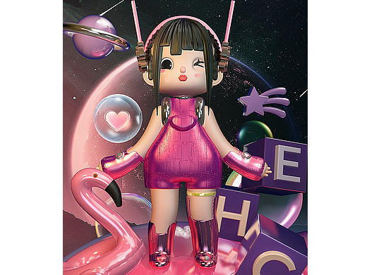 C4D IP建模渲染练习