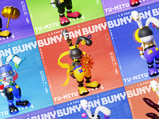 NFT-潮玩-结合BUNY FAN BUNY 兔迷兔西游记宇宙系列