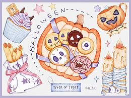 原創(chuàng)手賬膠帶萬(wàn)圣節(jié)主題