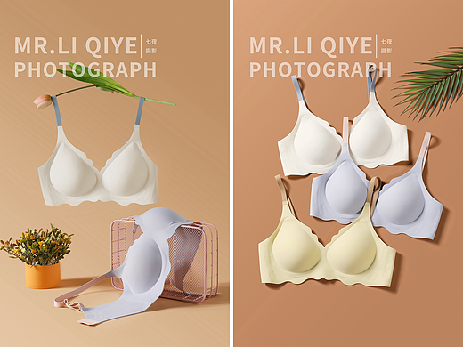 内衣静物图 文胸哺乳内衣产品拍摄