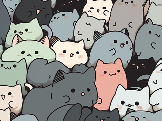 好多好多猫