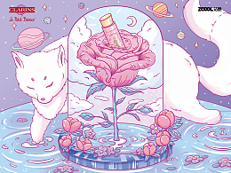 邂逅#粉嫩多巴胺少女#《水中宇宙》