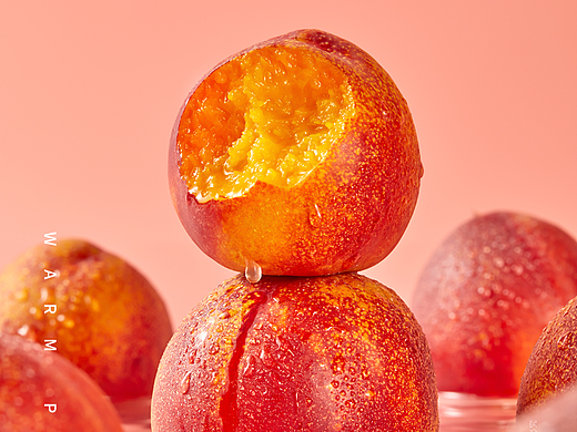 水果拍摄 桃子 油桃拍摄 特写