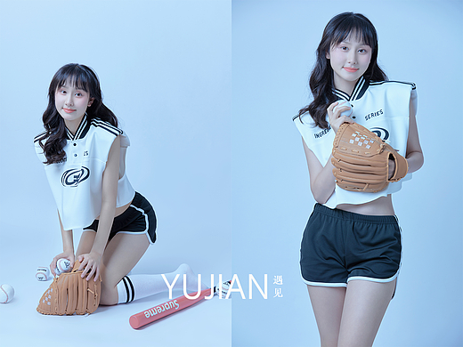 一整个纯欲住了，棒球少女写真谁拍谁好看