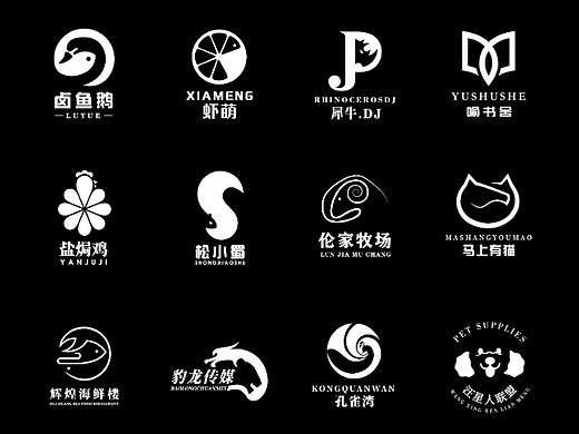 创意动物LOGO设计