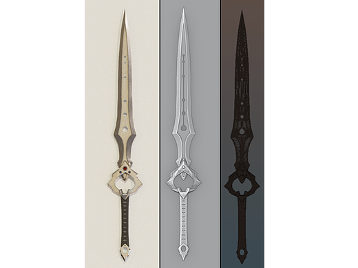 【blender】无尽之剑建模（个人主页-ZNjIwNzAyMzY=） - 机械/交通 - 站酷设计师roundmidnight原创素材 - 站酷ZCOOL