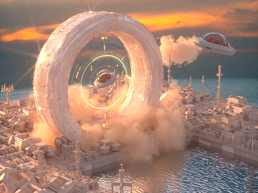 c4d-宇宙