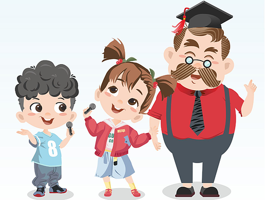 卡通人物IP设计（三人）