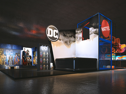 展会布置3D设计效果图