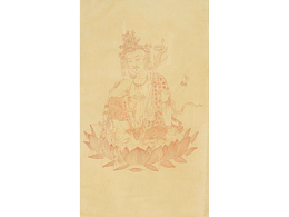 观世音菩萨白描