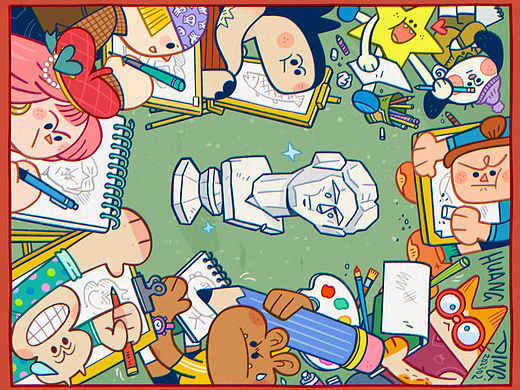 画画超有趣！-四月部分作品整理 by丁几