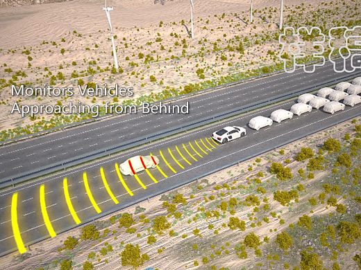 汽车雷达三维演示动画