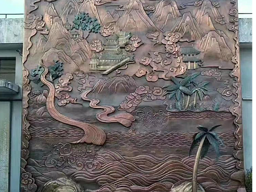 山水风景浮雕设计定制公司