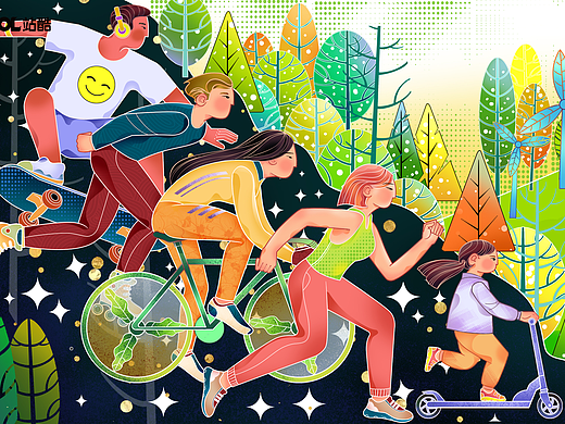 低碳出行，健康生活